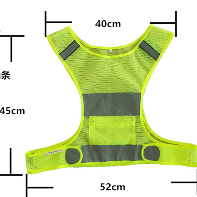 Traffic safety protection mesh fluorescent clothing图片2