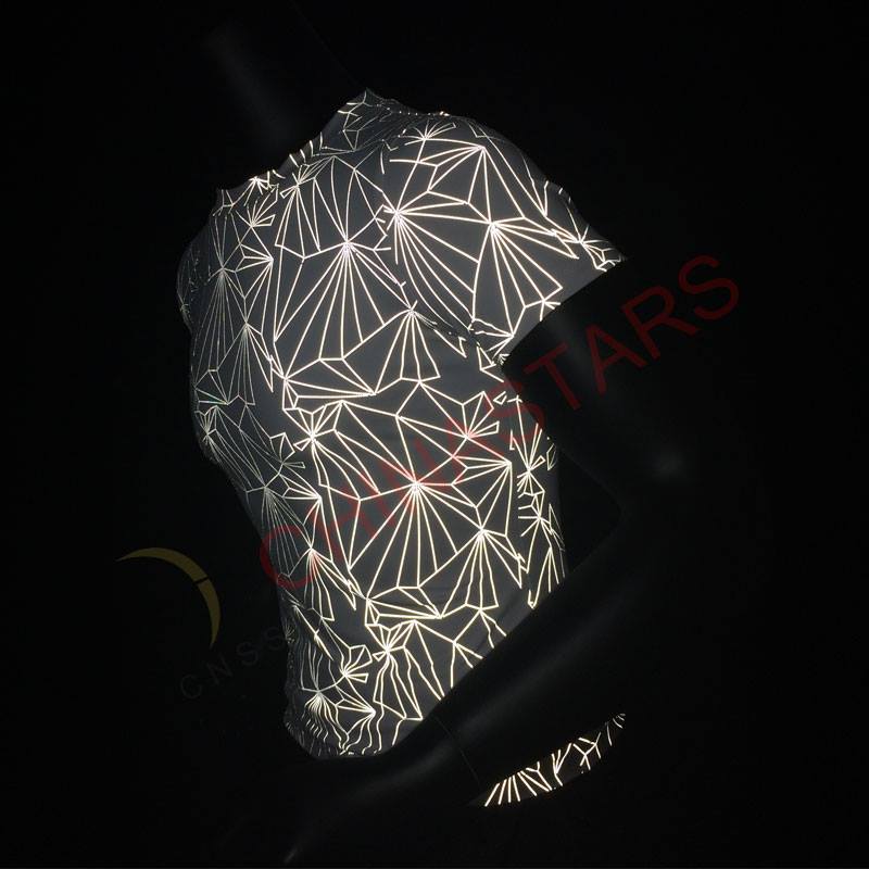 Application of reflective printing T-shirt and reflective pants图片2
